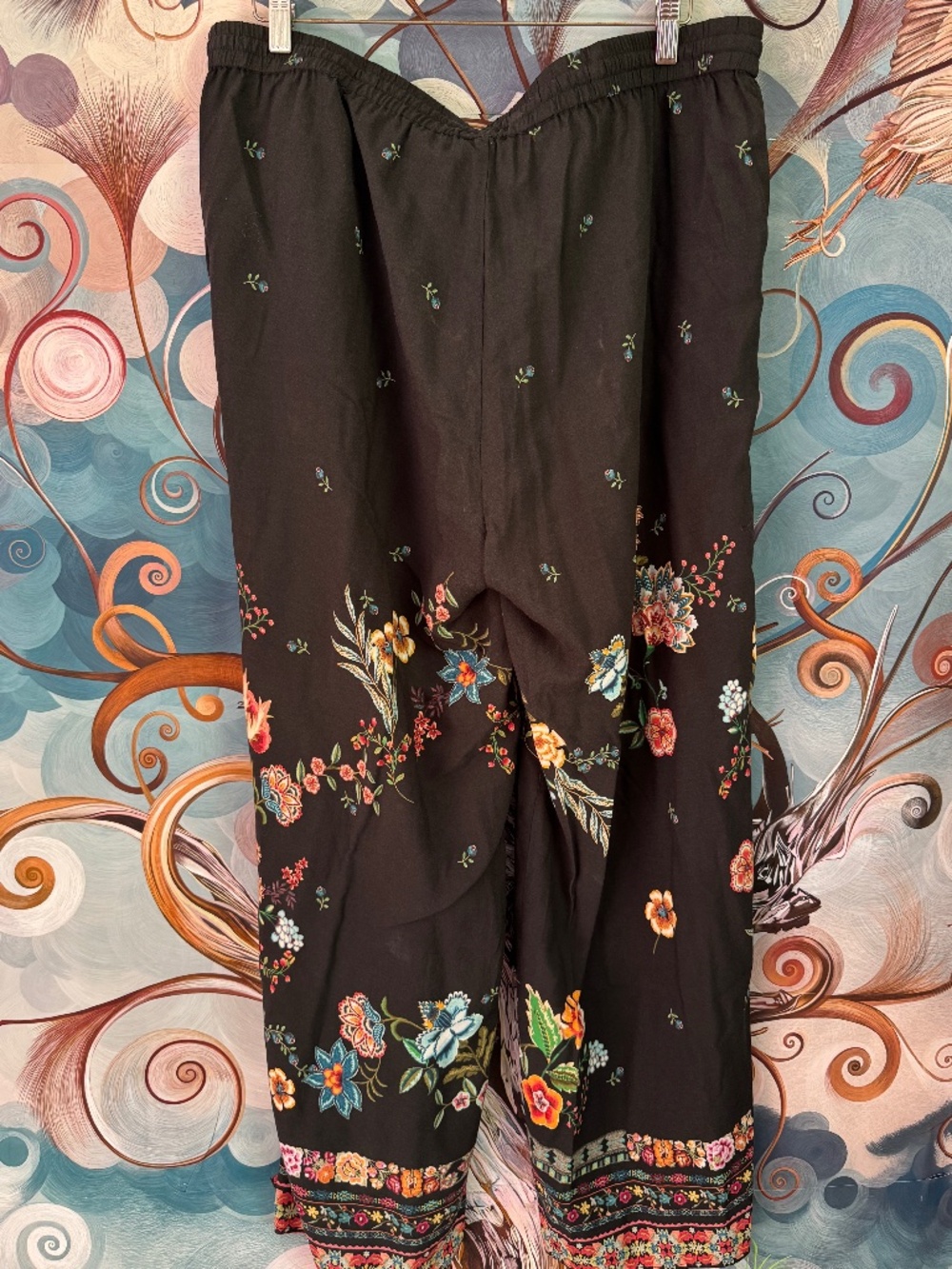 Johnny Was WideLeg Split Drawstring Pants - Picture 4 of 14